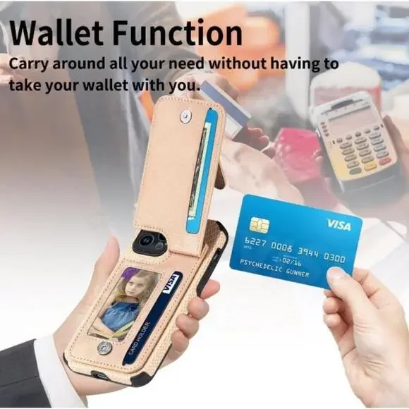 3-in-1 Phone Case In Beige For iPhone 14 Pro - Picture 7 of 11